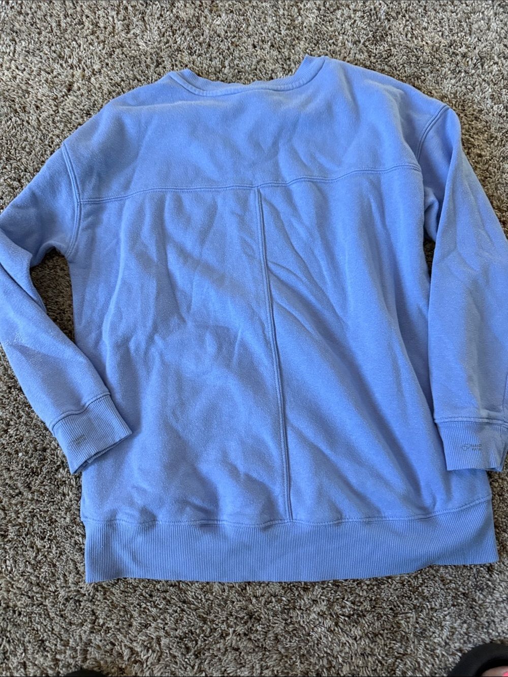 art class Lavender-Blue 'Good Mood' Graphic Kids Sweatshirt - Picture 3 of 3